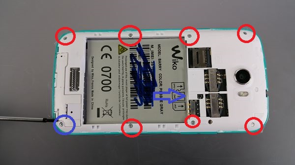 Guide de réparation du Wiko Barry